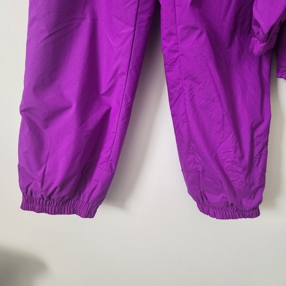 Vintage Obermeyer Purple Ski/  Windbreaker Set Size Jacket Large / Pants Size 10 - Picture 12 of 16